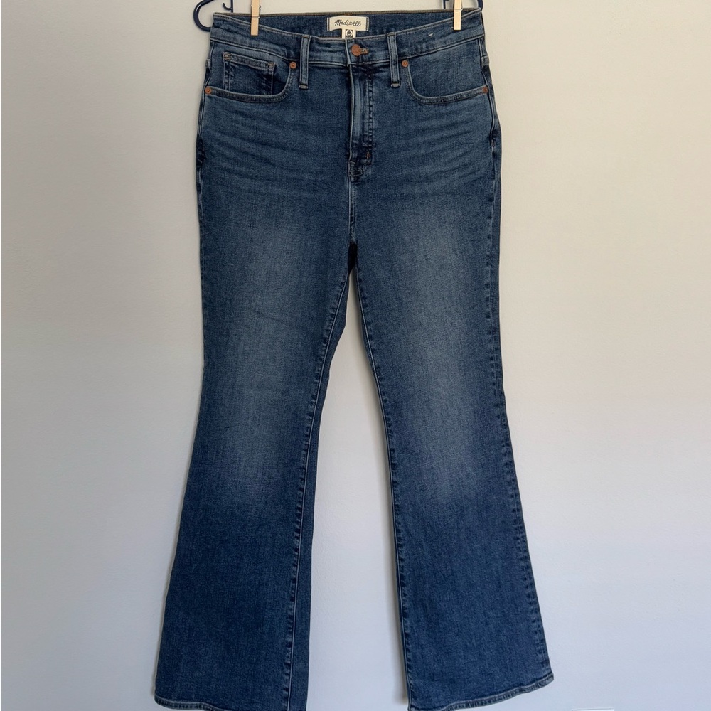 Madewell Dark Blue Skinny Flare Jeans Size 30